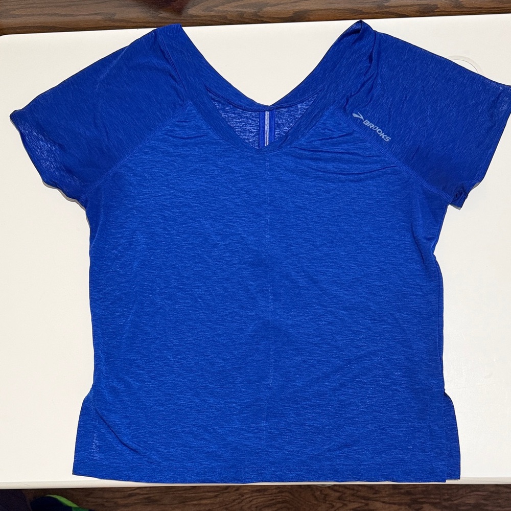 Brooks Women's Electric Blue Short Sleeve Top